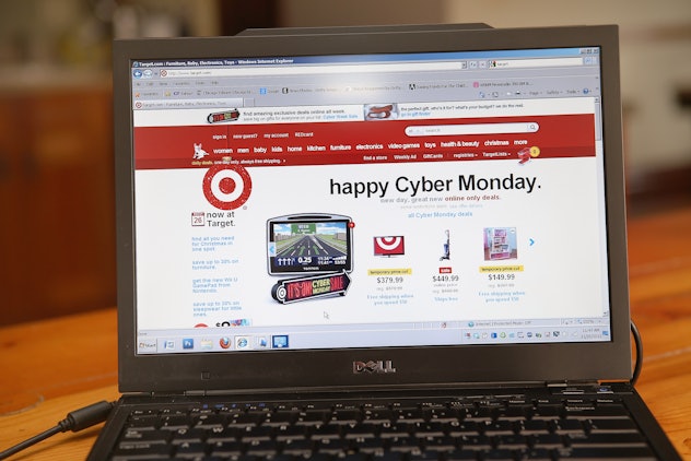 Cyber Monday deal at Target website