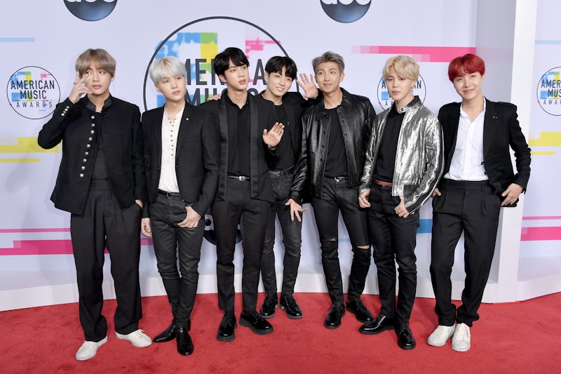 BTS Wore Dark Suits on Billboard Music Awards 2019 Red Carpet - V