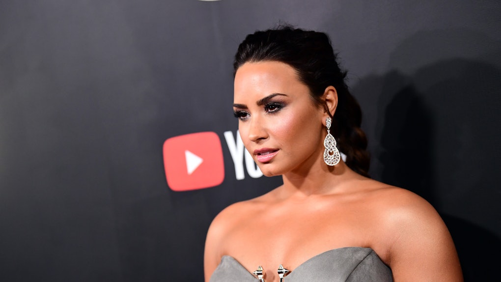 This Photo Of Demi Lovato In A Wedding Dress Has Everyone Freaking