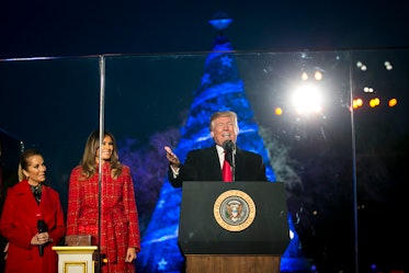 These Photos Of Trump’s National Christmas Tree Lighting Are Pretty Bleak