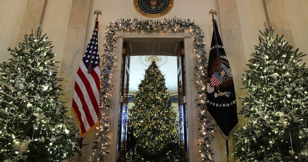 White House Christmas 2021 Meme Photos Of The Trump White House Christmas Decorations Show It S Not As Scary As The Memes White House Christmas 2021 Meme Photos Of The Trump White House Christmas Decorations Show It S Not As Scary As The Memes