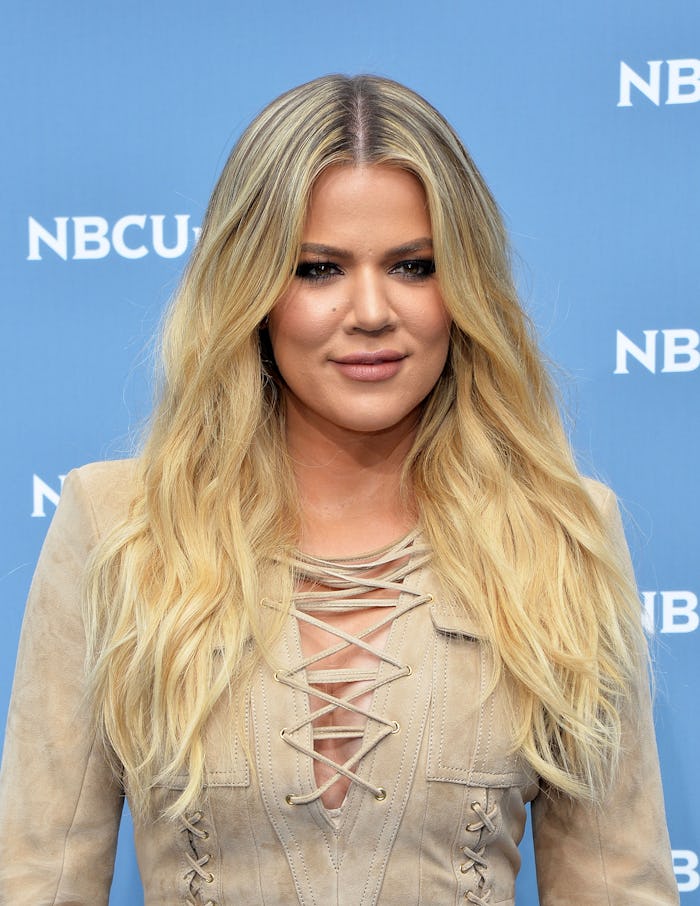 Khloé Kardashian posing for a photo