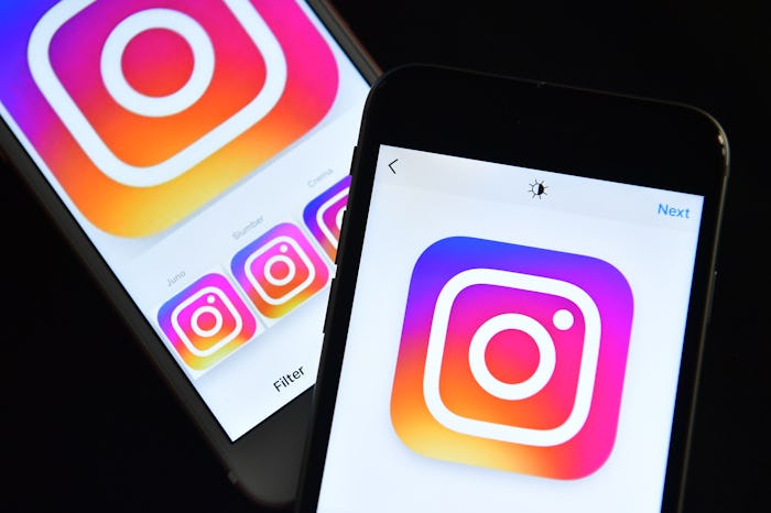 Instagram App On a smartphone