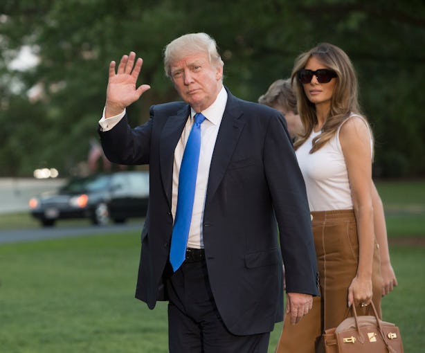There’s Something Weird About Melania Trump's Birthday Card To Donald