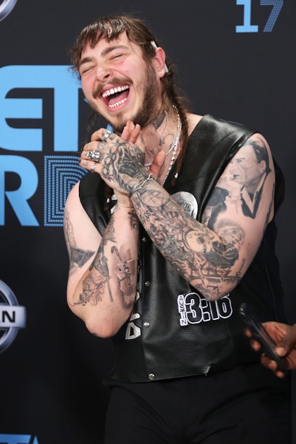 Why Twitter Is Talking About Post Malone's Vest At The BET Awards