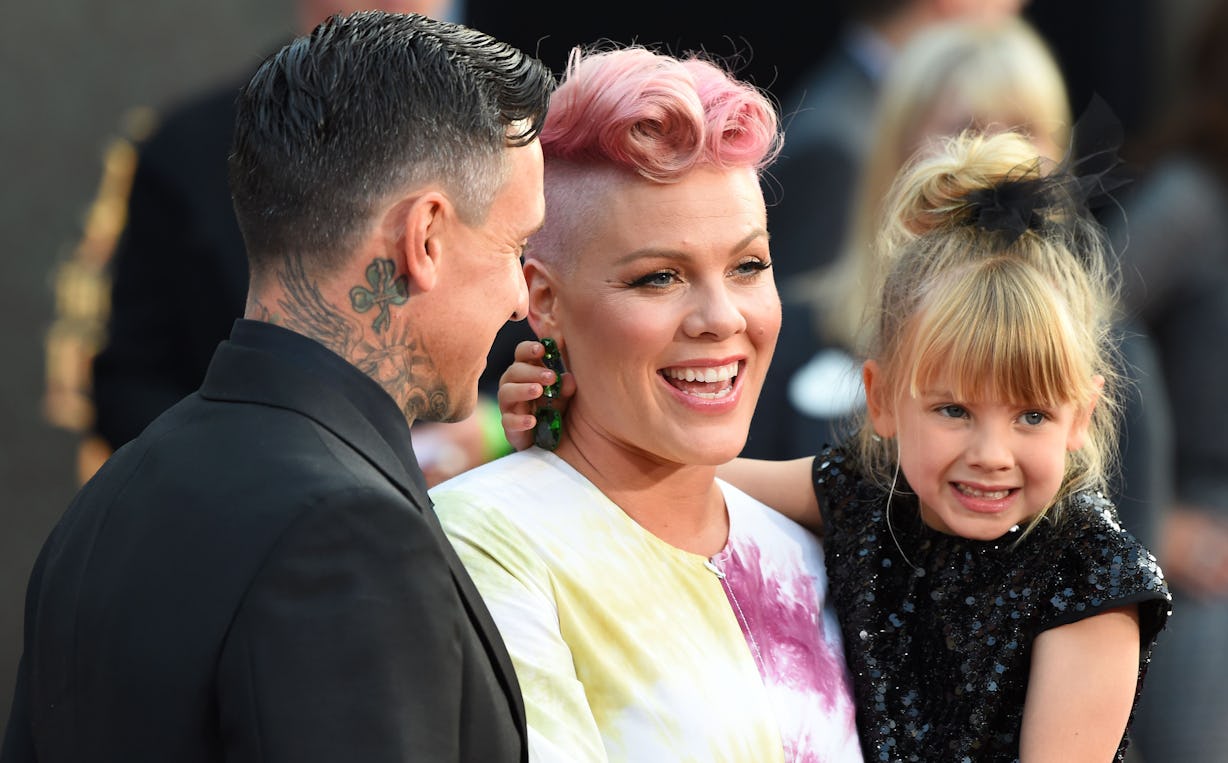 People Are Dying Over Pink S Daughter In A Matching Suit At The Vmas