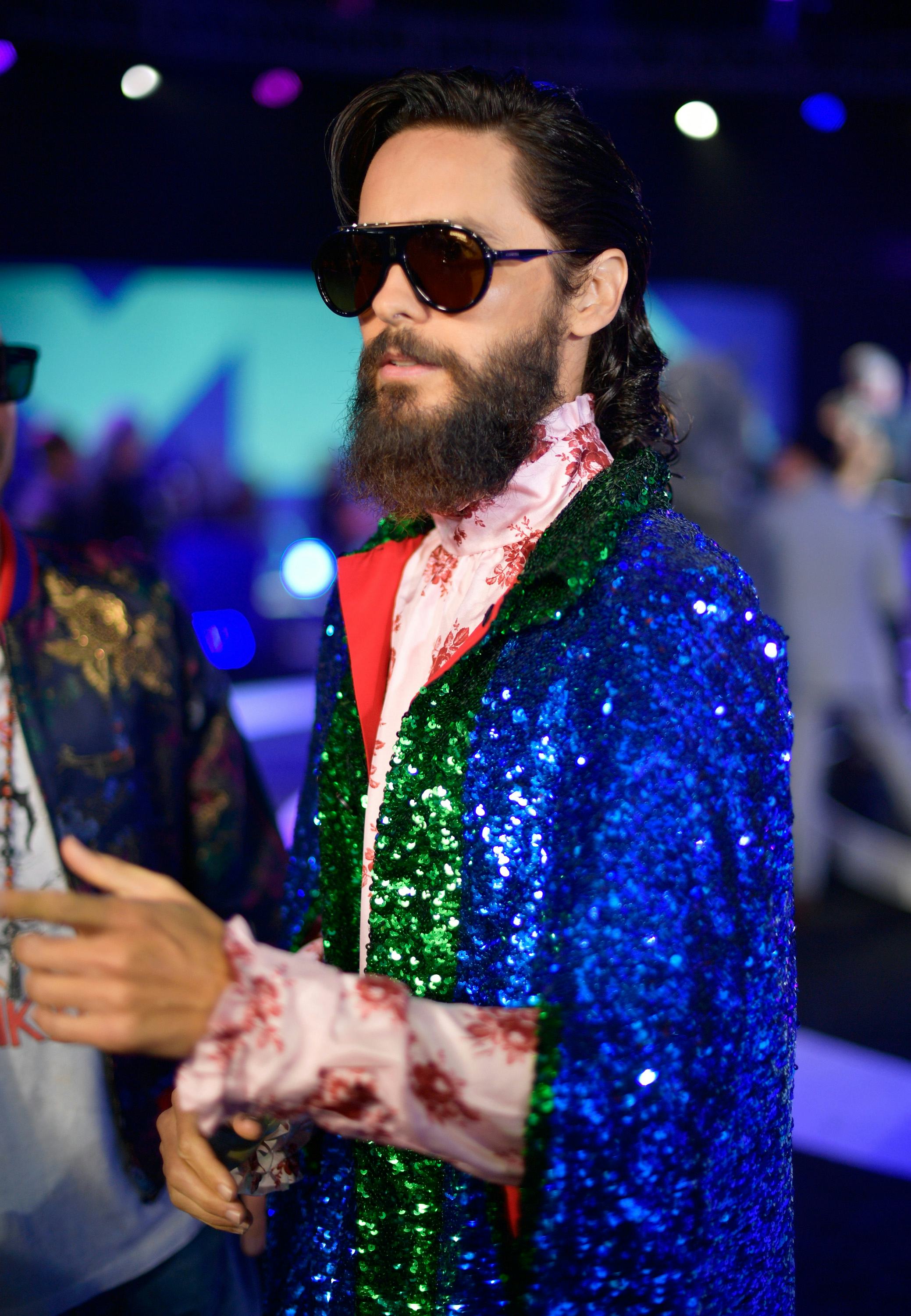 Jared Leto's Cape At The 2017 VMAs Is The Statement Piece You Never