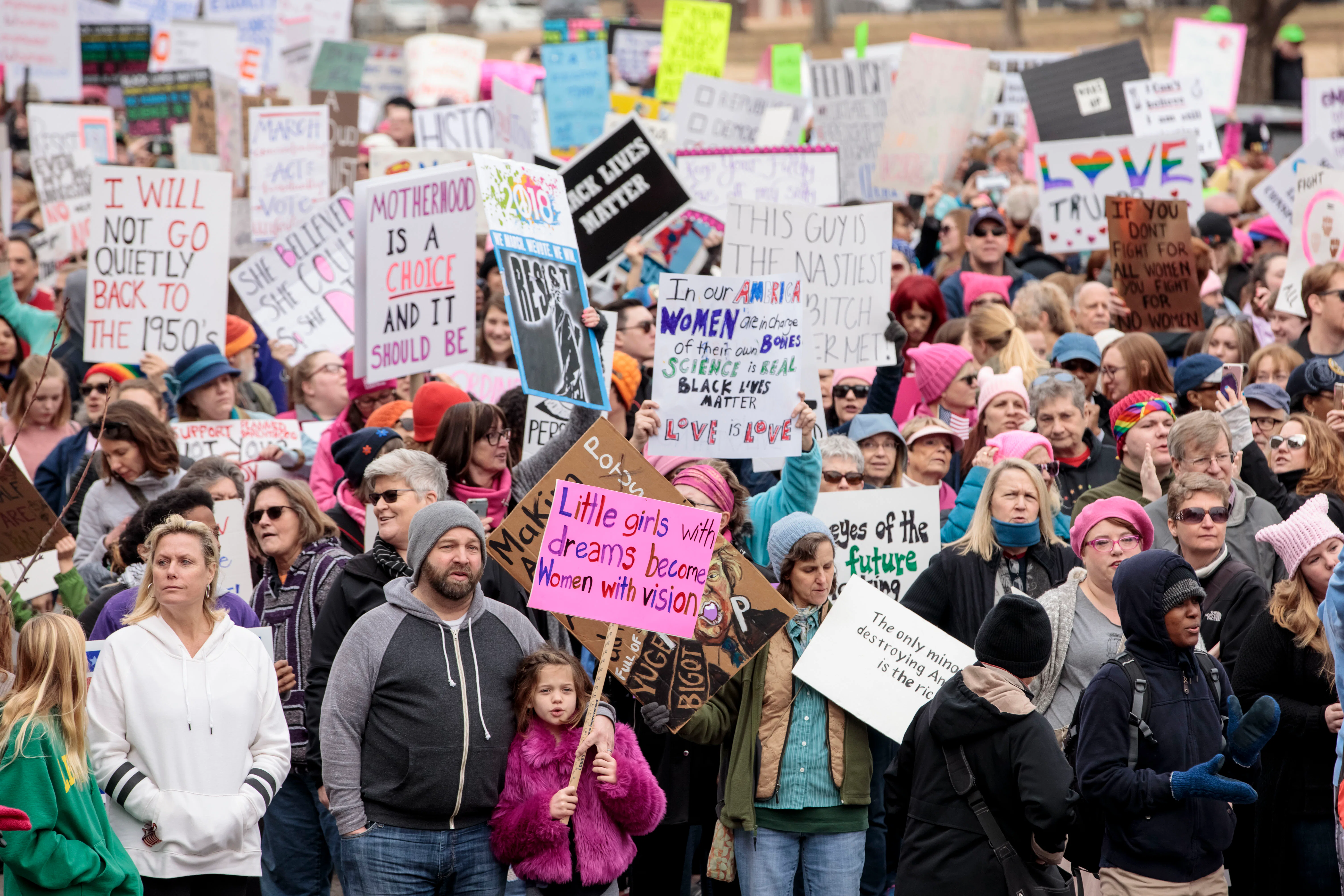 33 Photos From Women's March 2018 That Will Make You So Damn Proud