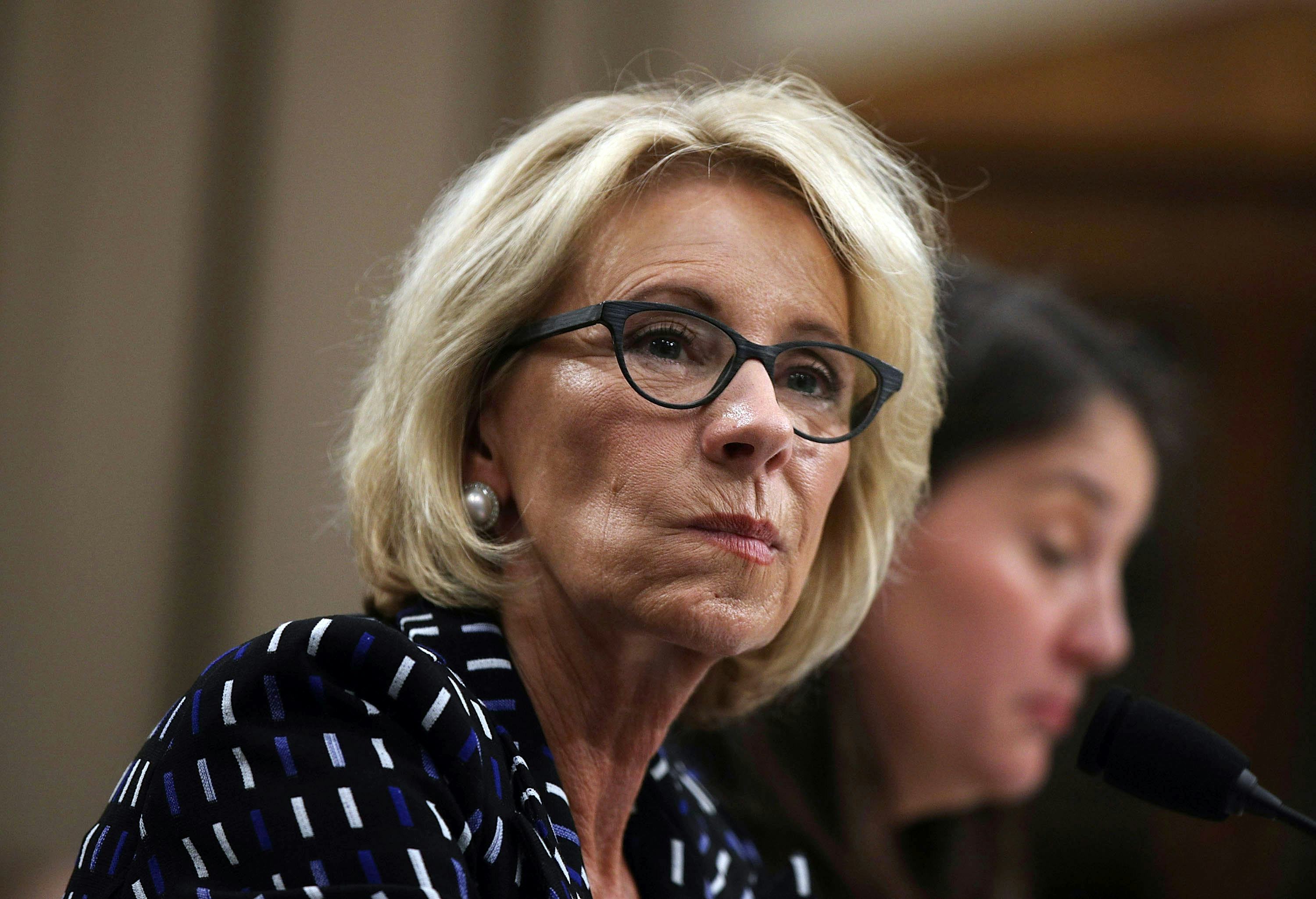 Betsy DeVos Is Being Sued For Killing Campus Sexual Assault Guidelines