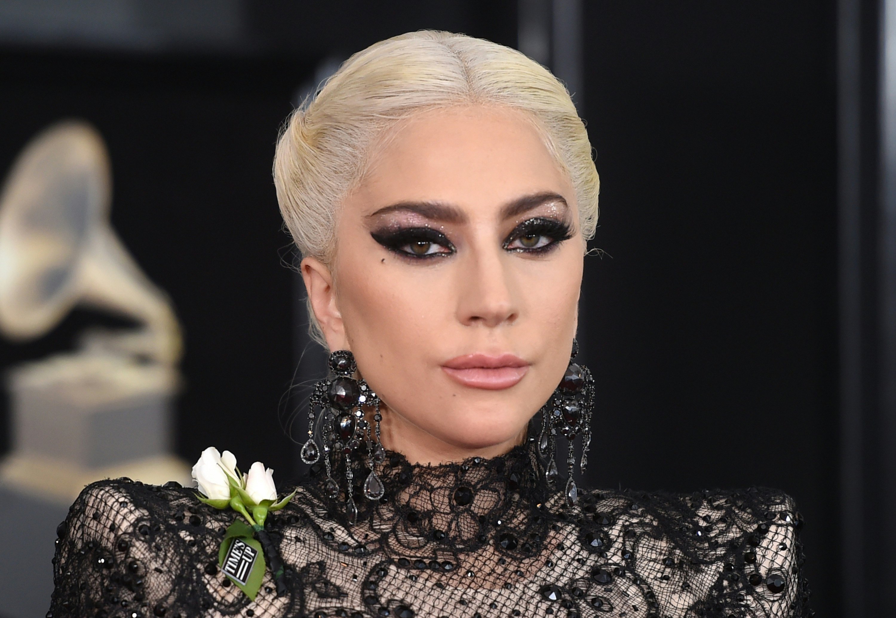 Lady Gaga's 2018 Grammys Look Brought Time's Up To The Music Industry