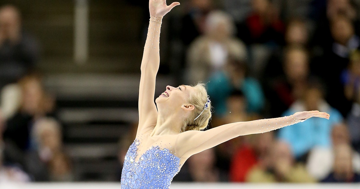 Naked figure skater