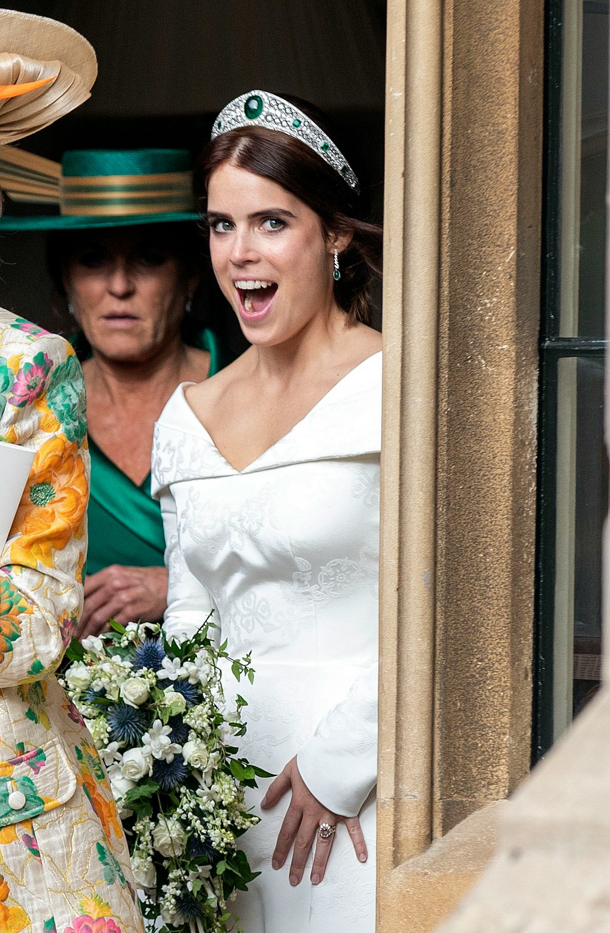 Princess eugenie wedding outlet evening