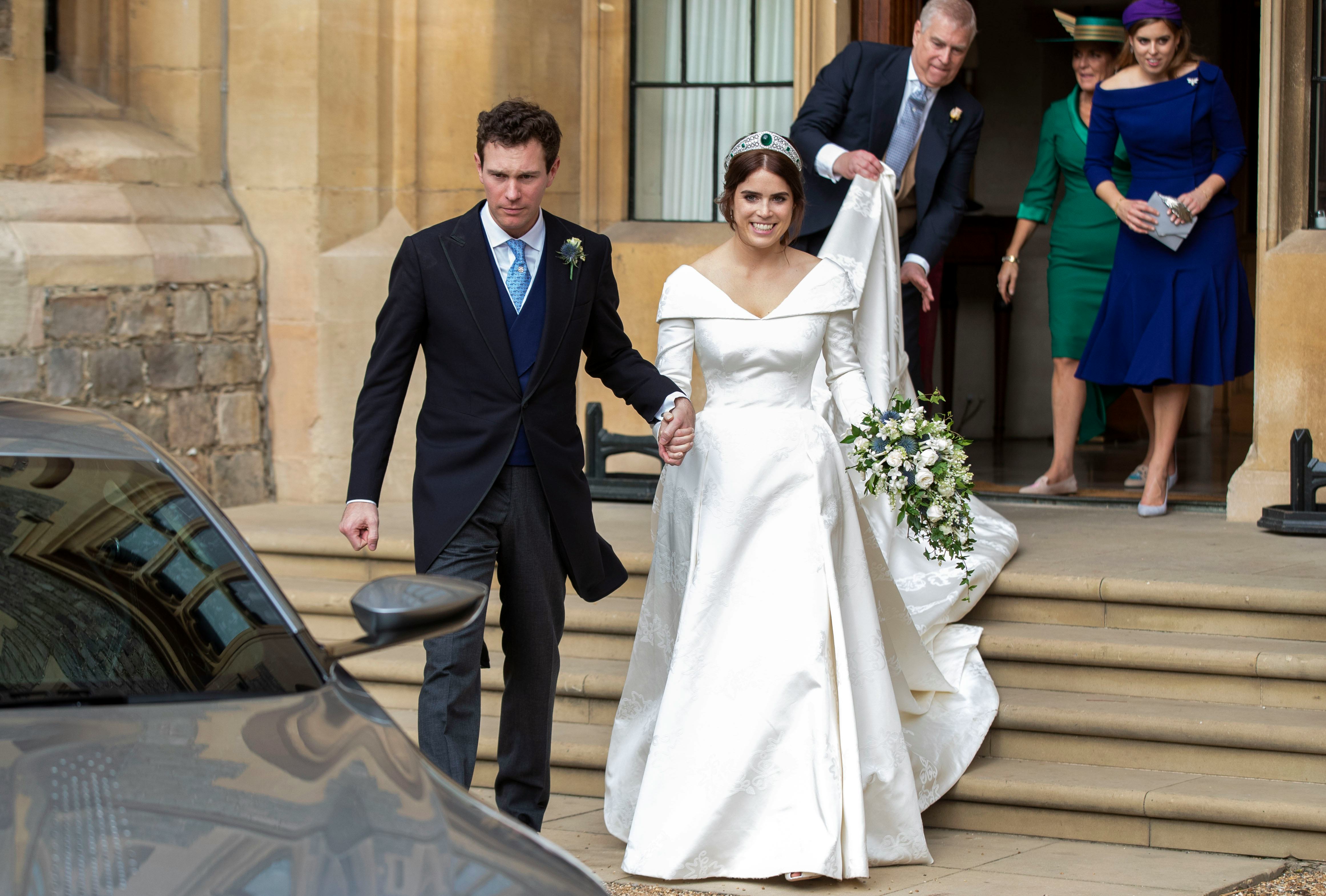 This Photo Of Princess Eugenie s Second Wedding Dress Is As Beautiful As The First