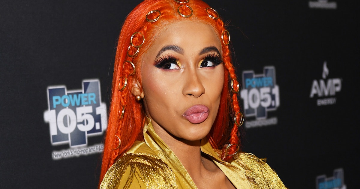 Cardi B Wore Diamonds In Her Hair For Her Album Promo, Proving She Was Born  To Flex