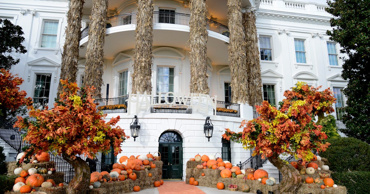 These Photos Of The White House Halloween Party Are Seriously Spooky