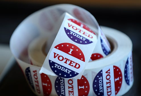 A roll of "I voted" stickers. The history of the tradition begins somewhere in the '80s.