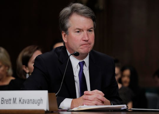 Brett Kavanaugh during his speech