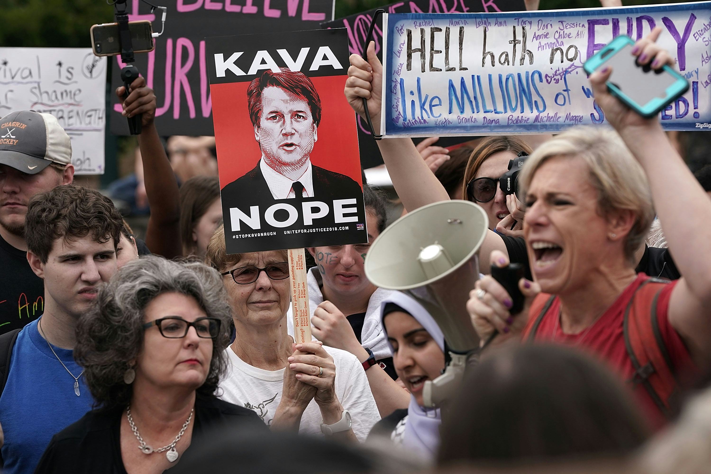 These Brett Kavanaugh Protest Signs Sent A Clear Message Ahead Of His ...