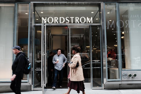 People in front of Nordstrom's store during Black Friday & Cyber Monday 2020 Sale