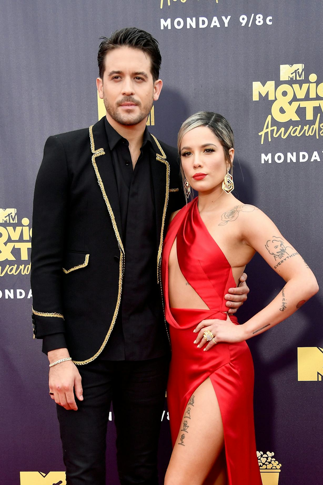 HALSEY and G-Eazy at Avenue Nightclub in New York 12/08/2017 – HawtCelebs