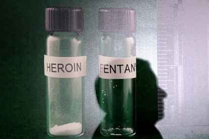 Heroin and fentanyl tubes