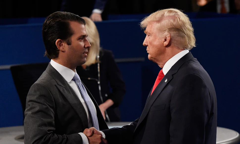 Image result for President Trump’s Son Don Says His Dad Is a Re-Gifter