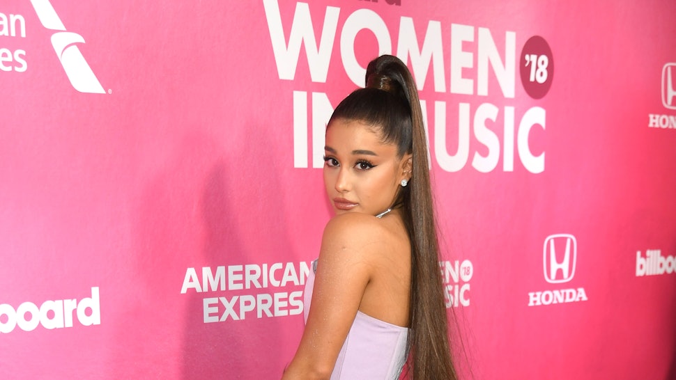 Ariana Grande Performed With Her Hair Down Ditching Her