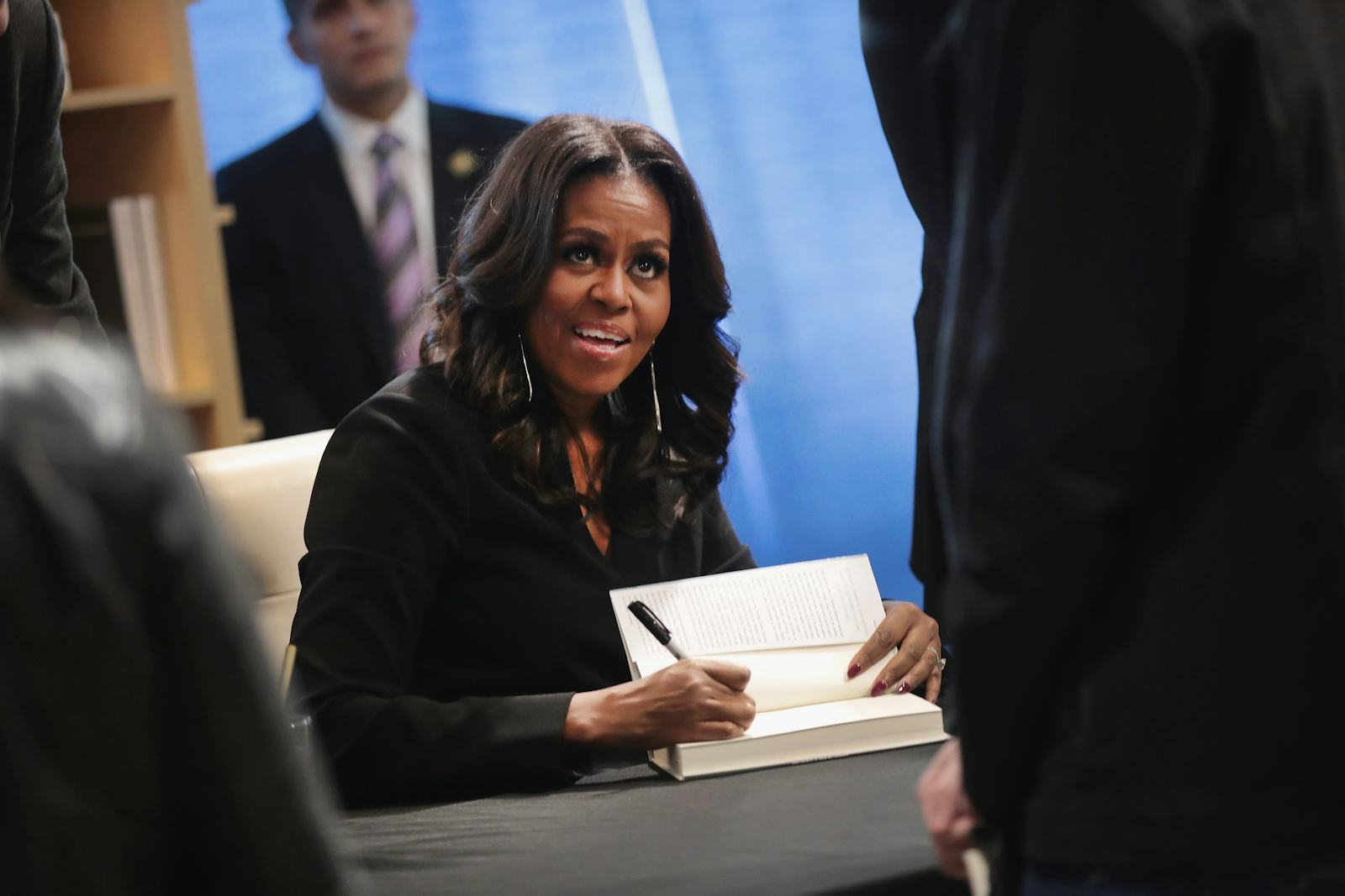 Michelle Obama's Book Tour Schedule Is About To Look A Little Different ...