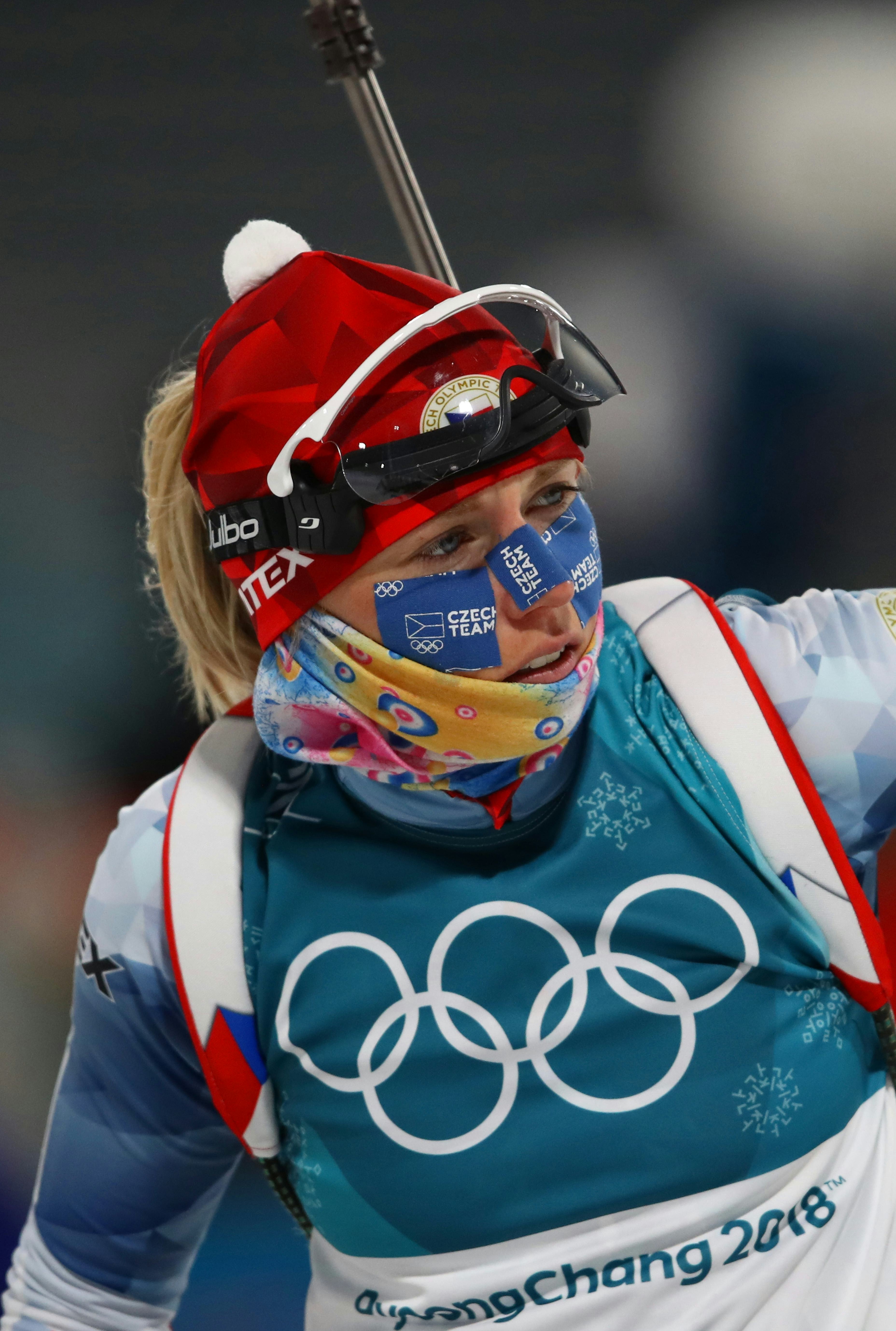 Why Do Olympic Skiers Wear Tape On Their Faces? There's A Practical