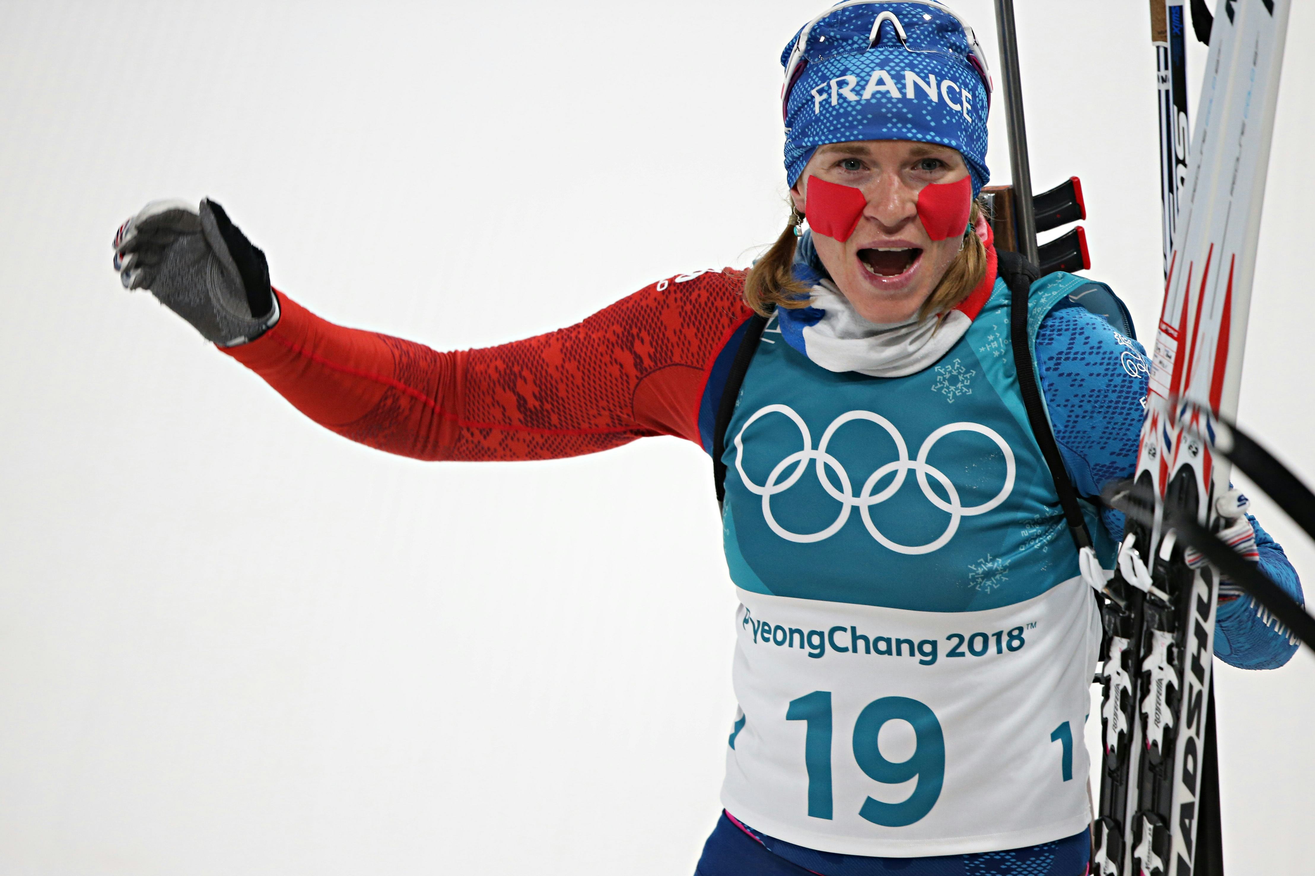 Why Do Olympic Skiers Wear Tape On Their Faces? There's A Practical