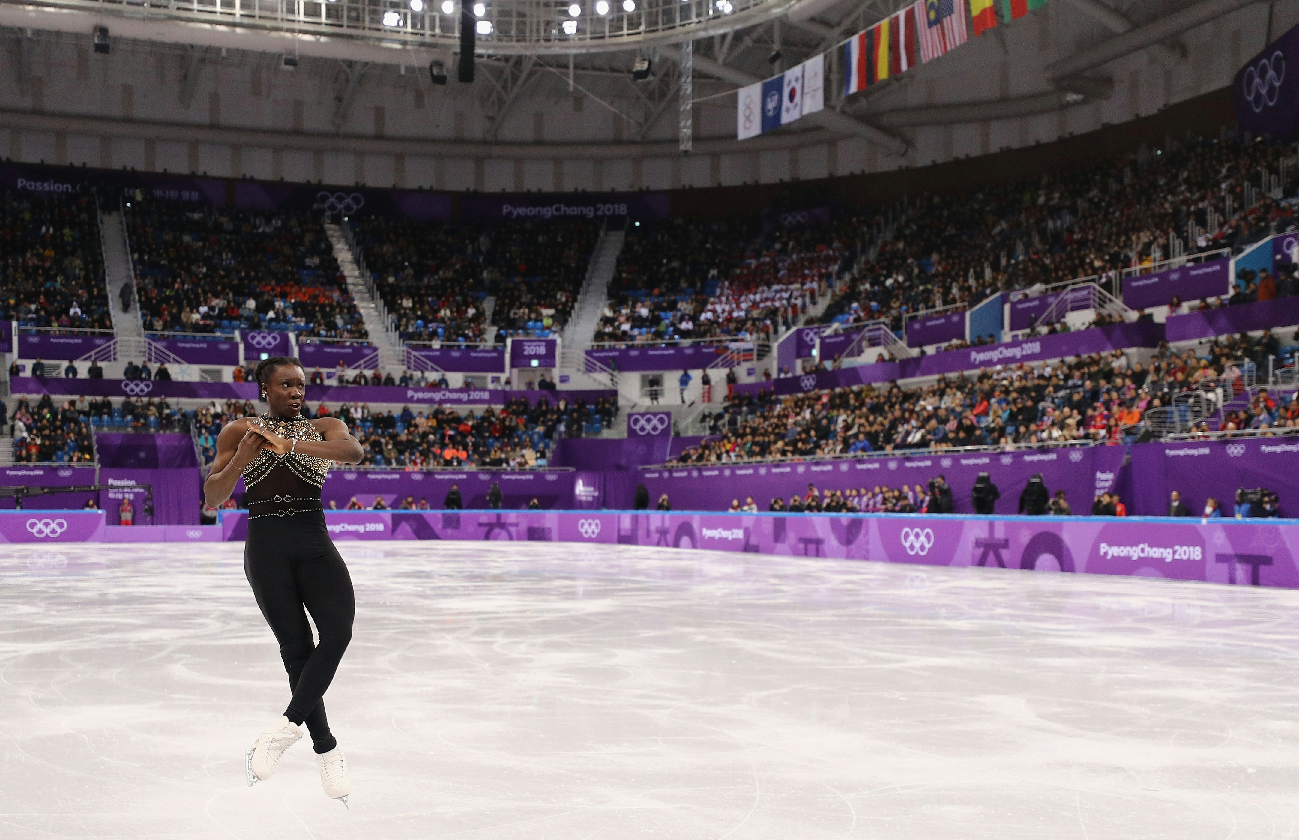 French Figure Skater Maé-Bérénice Méité Just Performed to Beyoncé at the  Olympics