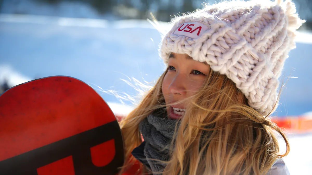 2018 burton team usa snowboard winter olympic womens hat new Women's Feelgood Flying V Saint Bernard Can You Buy Chloe Kim's