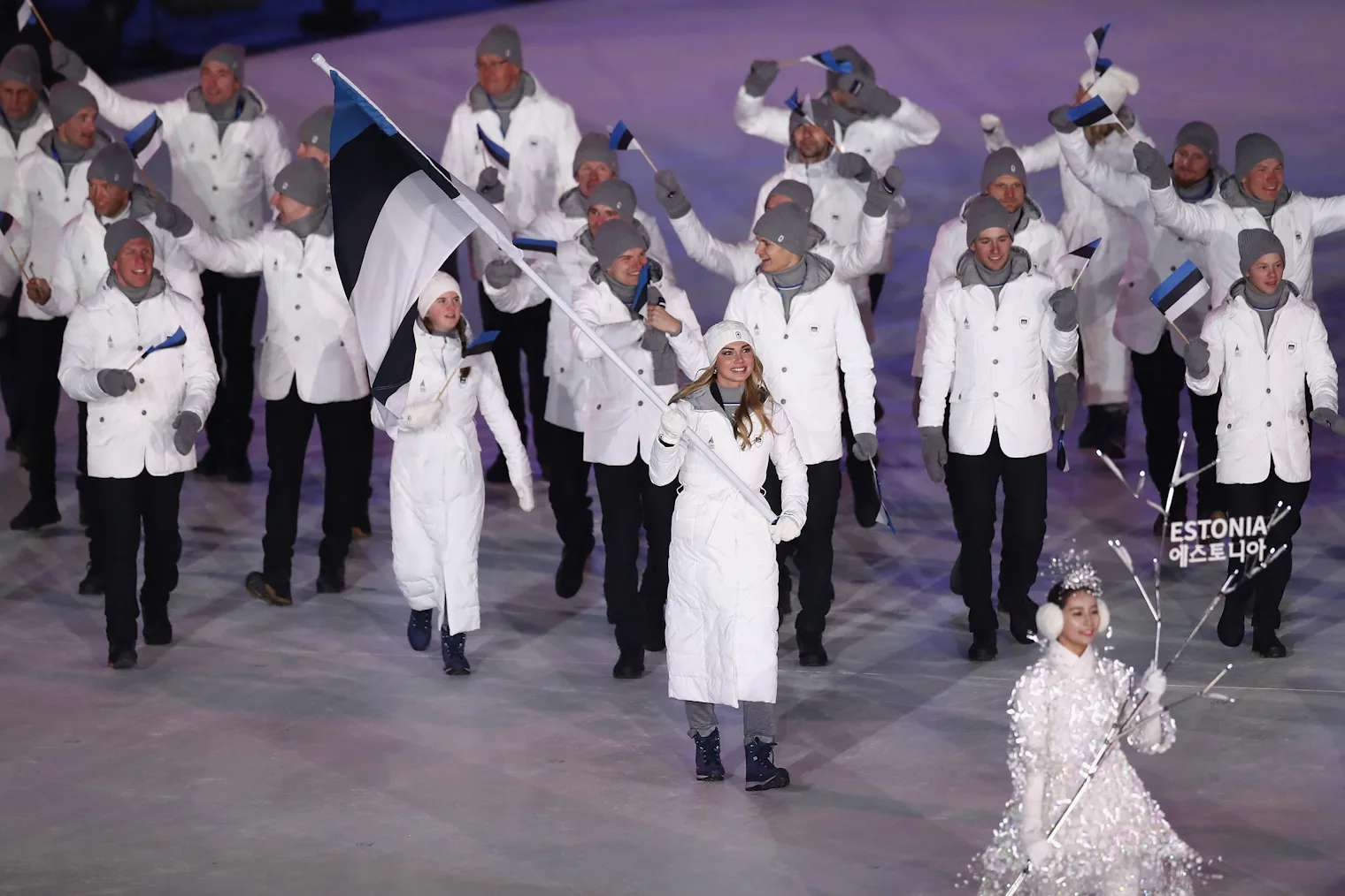 Who Are The Women Walking With The Countries At The Olympics Opening ...