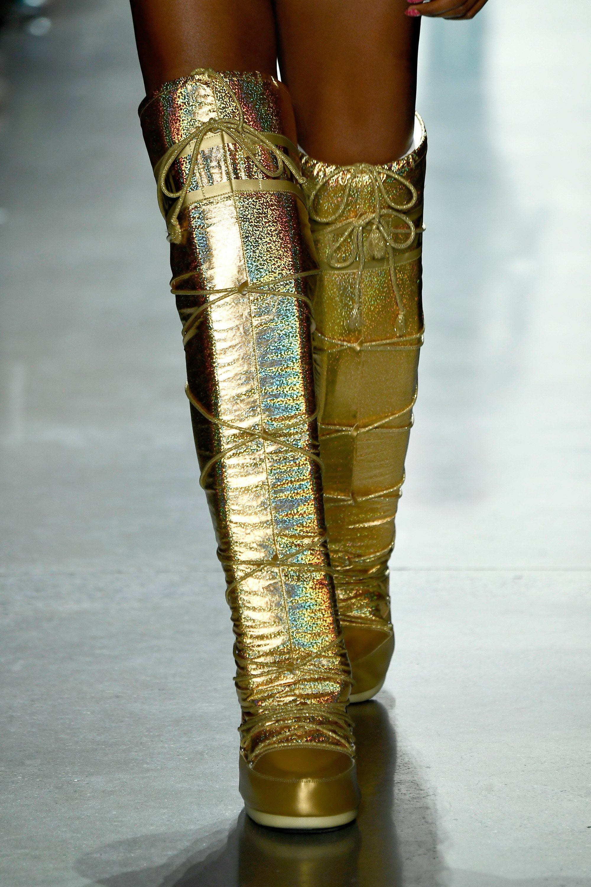 Buy Moschino Thigh High Moon Boots 