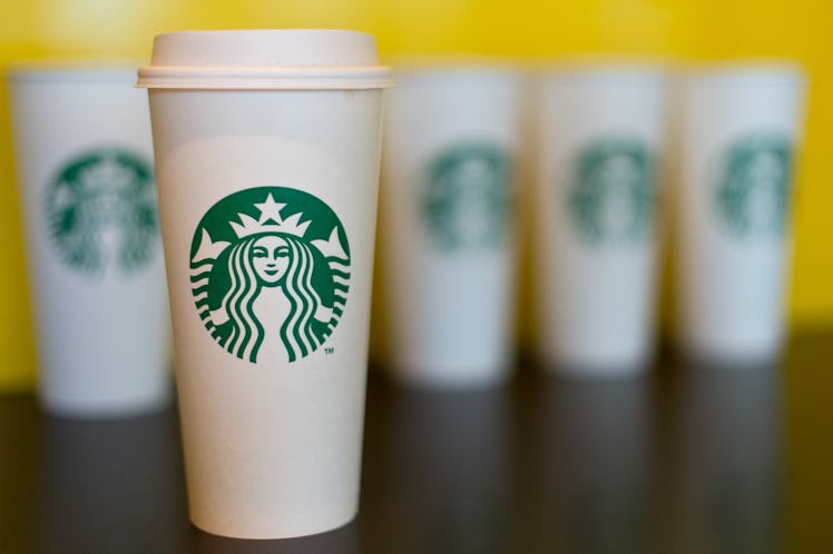 Starbucks cups, which hold some of the strongest drinks and caffeine to get your day going.