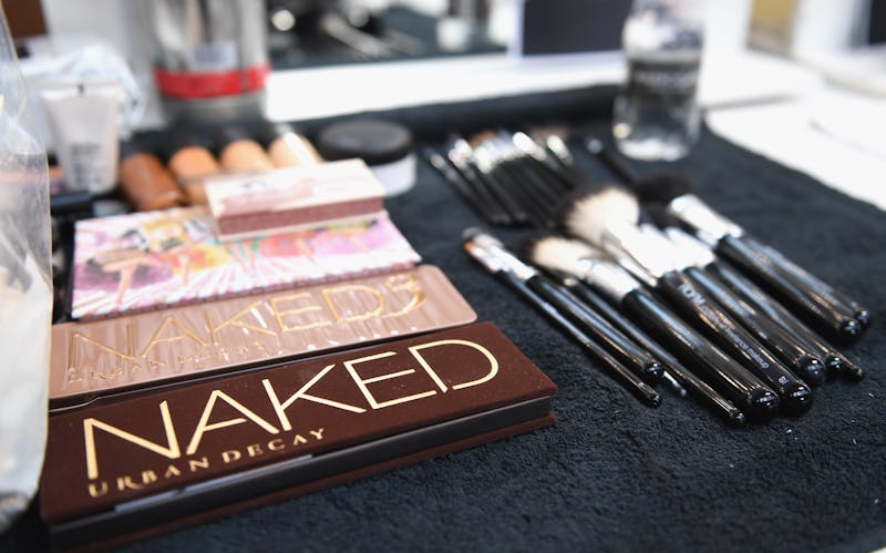 Urban Decay Naked eyeshadow set on a table