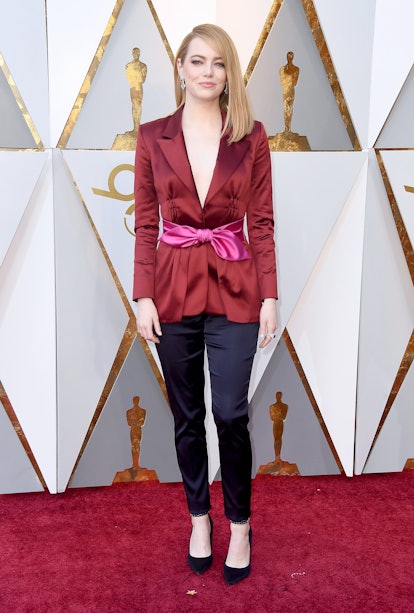 Emma Stone's pre-Oscar genie suit