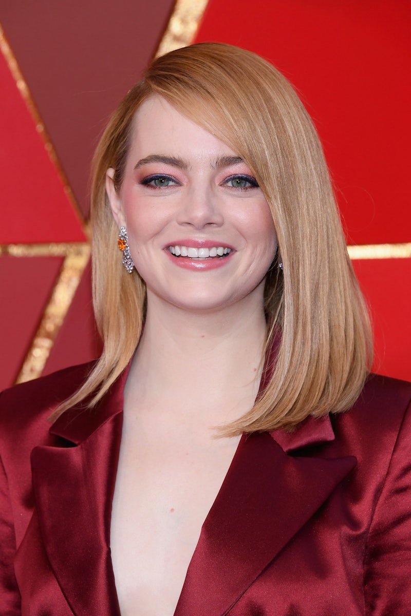 Oscars 2018: Emma Stone wears a suit instead of her usual gown for the red  carpet