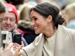 Meghan Markle shaking hands when she was a royal. When you want to feel like the former duchess, the...