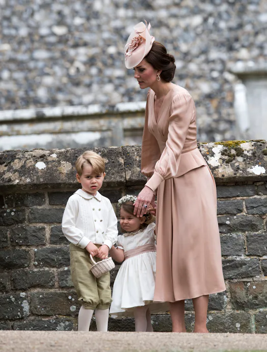 princess charlotte dress meghan markle wedding Prince George and Princess Charlotte Were Total Pros at Meghan Markle and Prince Harry's Wedding