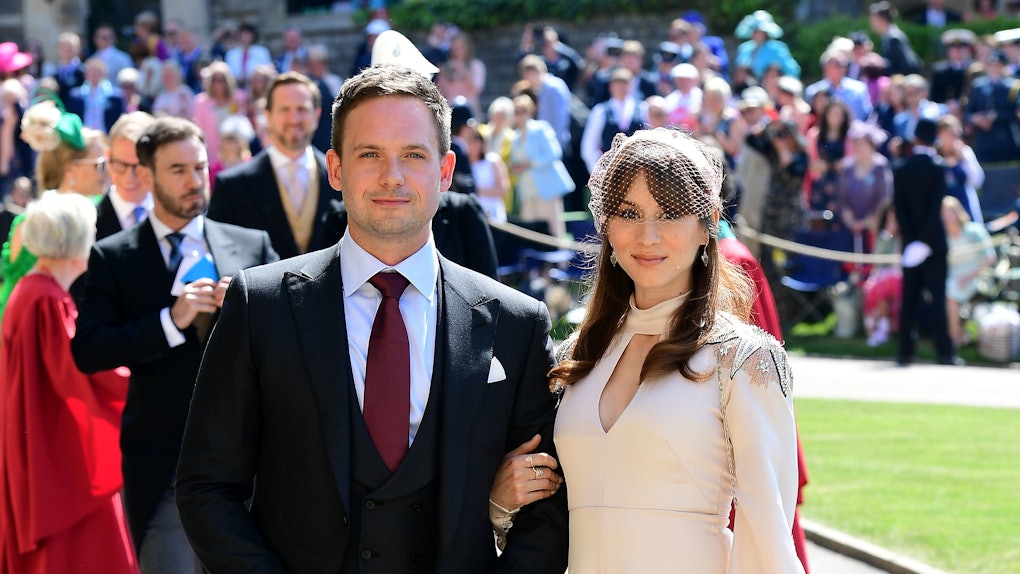 The Suits Cast Is At The Royal Wedding Patrick J Adams Posted