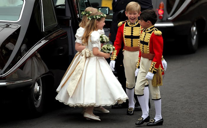 Girls as bridesmaids and page boys on Prince Harry and Meghan Markle's wedding