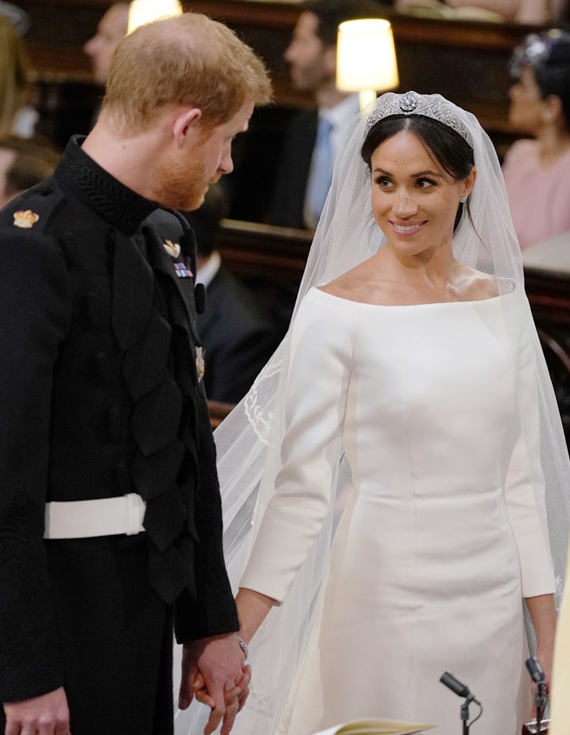 Photos Of Prince Harry's Face As Meghan Markle Walked Down The Aisle