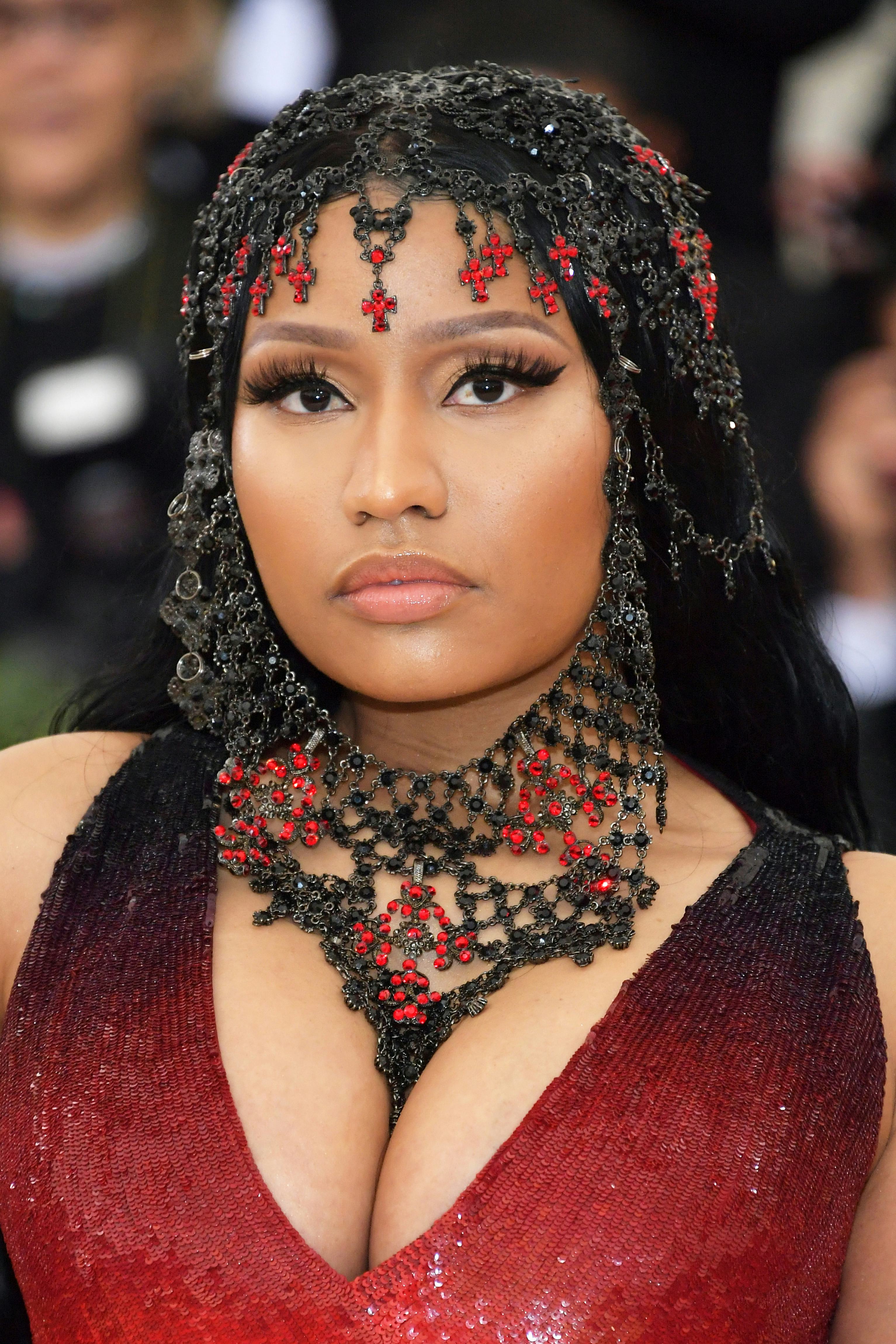 Nicki Minaj s 2018 Met Gala Outfit Channeled The Devil It s So Evil That It s Good