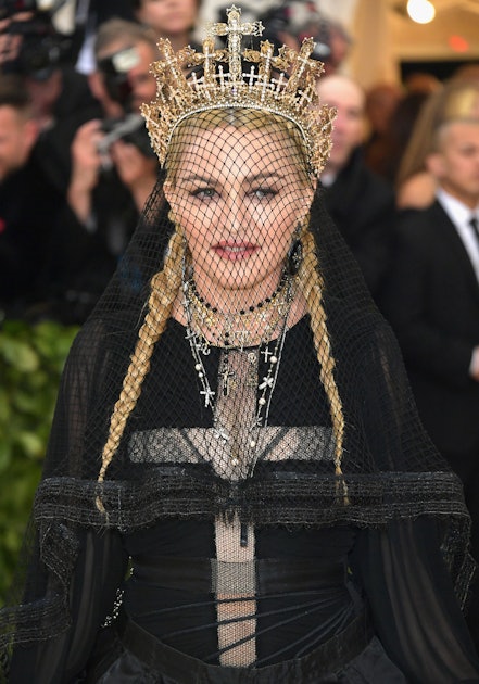 Covet, when are we going to have our Madonna MET Gala 2018 “Heavenly  Bodies” look? She even has bouquet!! : r/Covetfashion