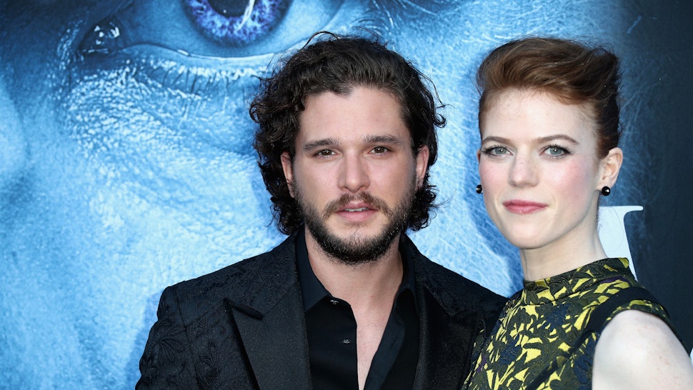 All The Game Of Thrones Stars At Kit Harington And Rose Leslie S