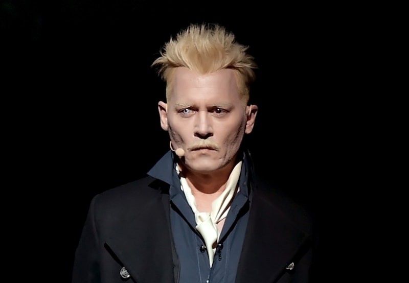 Johnny Depp as Grindelwald at the 'Fantastic Beasts 2'