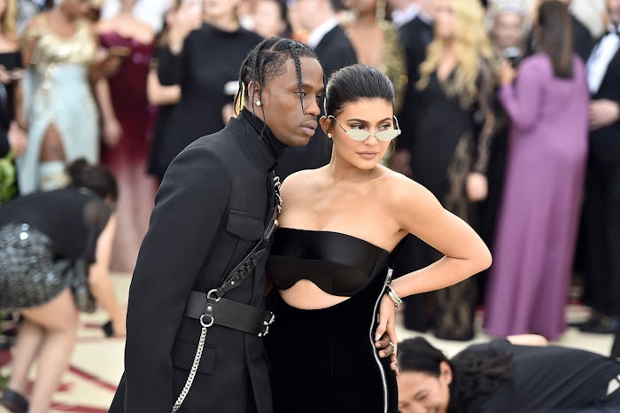 Kylie Jenner and Travis Scott at a red carpet event