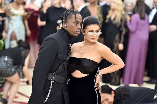 Kylie Jenner and Travis Scott at a red carpet event