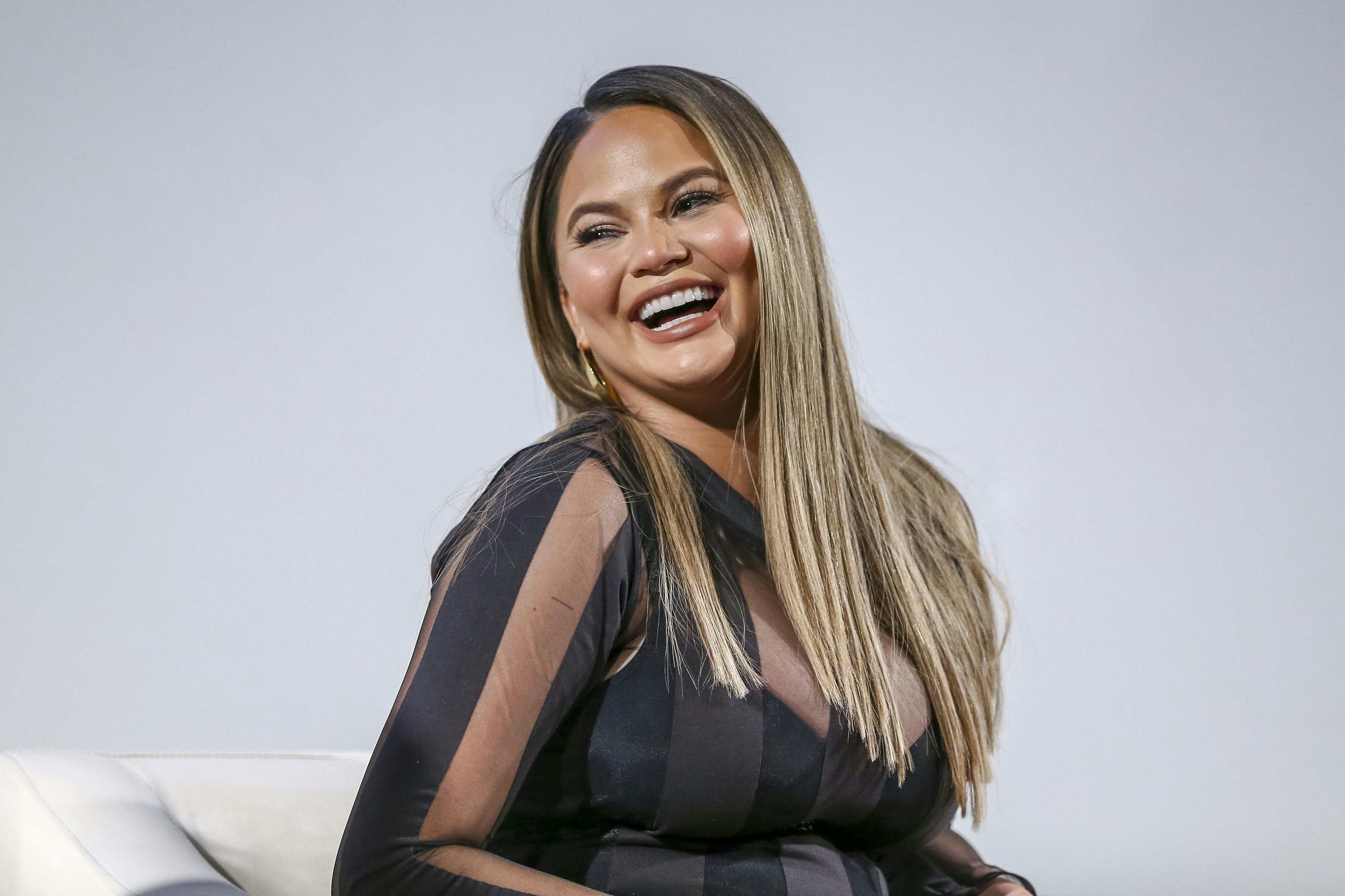 Chrissy Teigen Jokes About Her Post-Breastfeeding Boobs